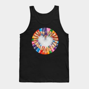 Eat, Sleeping, Coloring, Repeat Tank Top